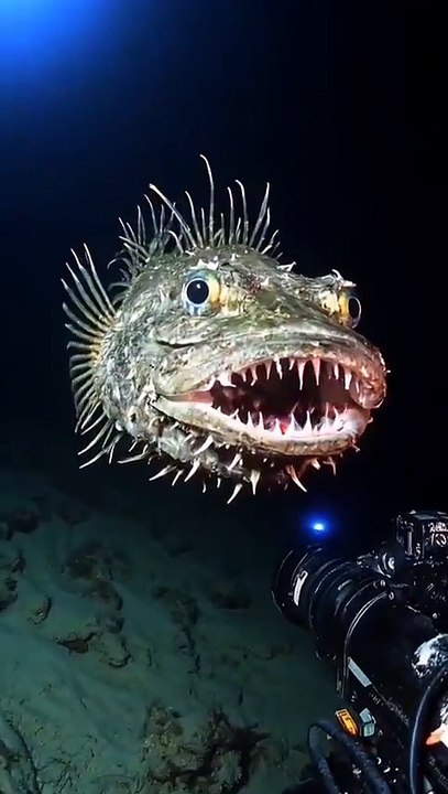 Saleemoffical presentation- Scientists have recently reached the dark and cold depths of the ocean and discovered amazing creatures that are in harmony with the environment! #trending