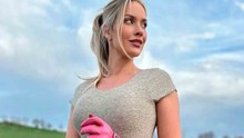 Paige Spiranac sfida le regole con un look audace sul campo da golf e rivela il segreto della sua forma