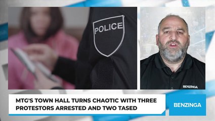 MTG's Town Hall Turns Chaotic With Three Protestors Arrested And Two Tased