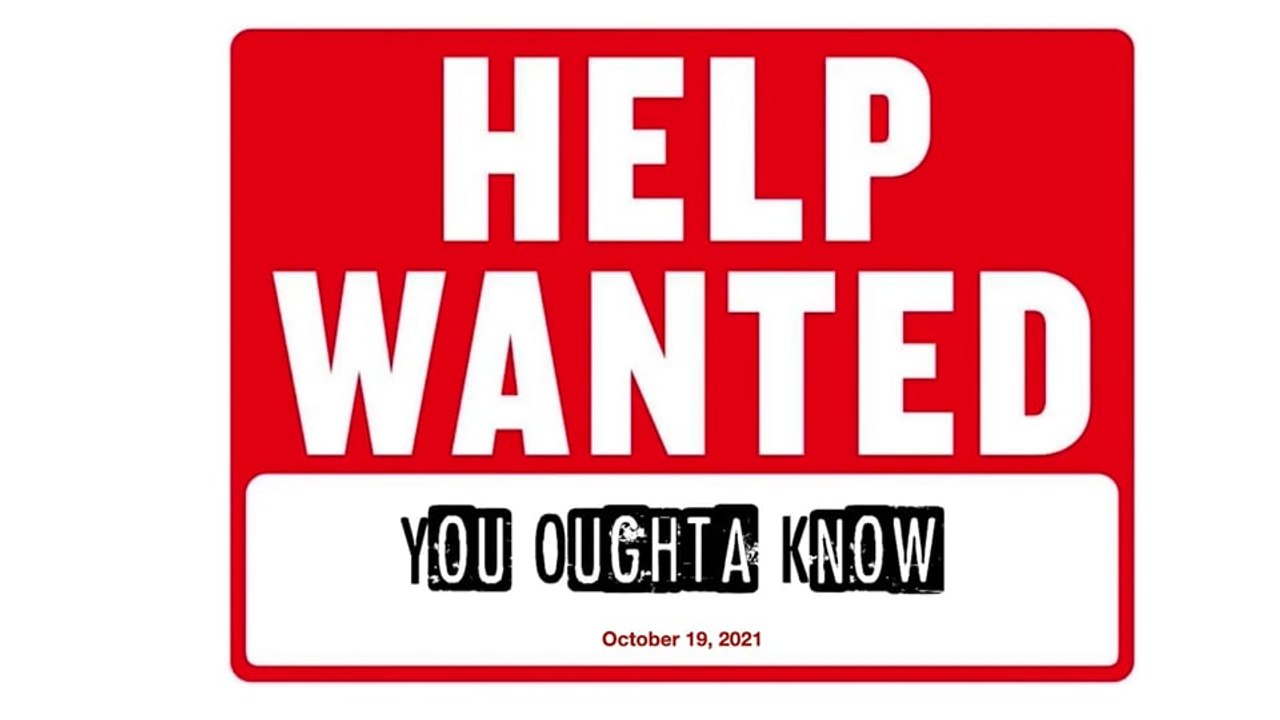 You Oughta Know #5: Oct 19, 2021