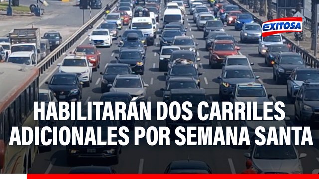 ¡Atención! Rutas de Lima habilitará dos carriles adicionales este Domingo Santo ¿Cuál será el horario?