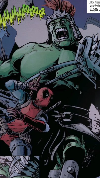 Ce moment où deadpool a du massacrer Hulk