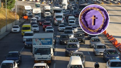 Semana Santa 2025: Autopista México-Cuernavaca colapsada por salida de vacacionistas