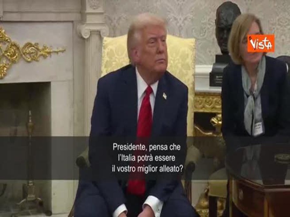 Trump: Italia miglior alleato? Se Meloni resta premier