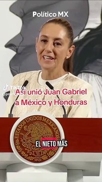Presidenta mexicana narra experiencia con nieto de Xiomara Castro y Mel Zelaya