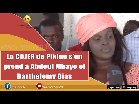 La COJER de Pikine à Abdoul Mbaye et Barthelemy Dias: Le président Macky Sall dou senn morome