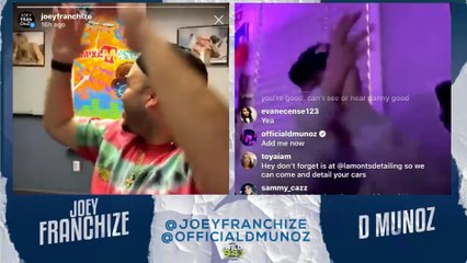 D Munoz IG Live With Joey Franchize