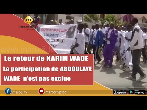 Le retour de Karim Wade, la participation de Me Abdoulaye Wade n'est pas exclue