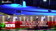 More Than 40% Weapons Used To Defend Ukraine Made In Ukraine - Zelenskyy
