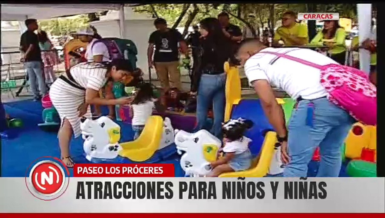 Autoridades caraqueñas supervisan actividades recreativas y deportivas en Los Próceres
