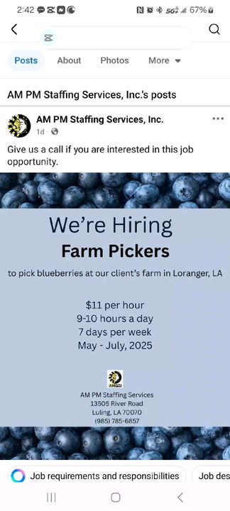 We're hiring Farm Pickers