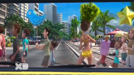 Escena del traje de la Dra. Barbosa - Río [Sin censura] en Disney XD