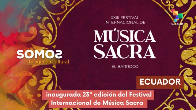 Inaugurada 23ª edición del Festival Internacional de Música Sacra SOMOS 17-04-2025