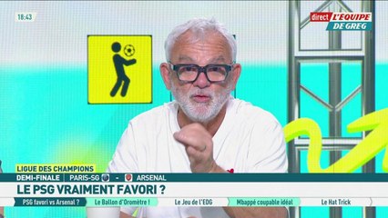 Le PSG est-il vraiment favori face à Arsenal ?   - L'Équipe de Greg - extrait