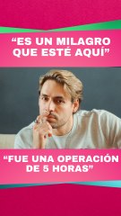 El actor de ‘Señora Acero’, Alejandro Oliva, luchó por su vida, casi no la libra