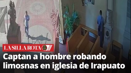 Se persigna y roba: sujeto saquea alcancías en Santuario de Guadalupe del Puente