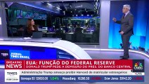 Trump sugere que presidente do Fed seja demitido após sua fala sobre tarifaço; Favalli analisa