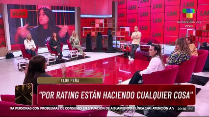 💔 Flor Peña, destruida tras los dichos de Viviana Canosa: "Por rating están haciendo cualquier cosa"
