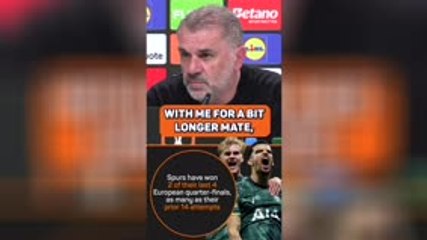 "Unfortunately you'll have me a little longer" - Ange Postecoglou