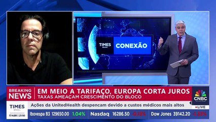 União Europeia tem corte de juros em meio a tarifaço; economista e assessor na A7 Capital comenta