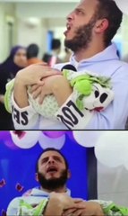 Reciting while baby in lap
