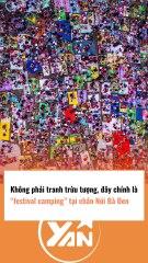Festival camping đông nghẹt người tại Núi Bà Đen