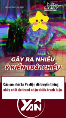 Các em nhỏ Sapa mặc đồ truyền thống nhảy theo trend