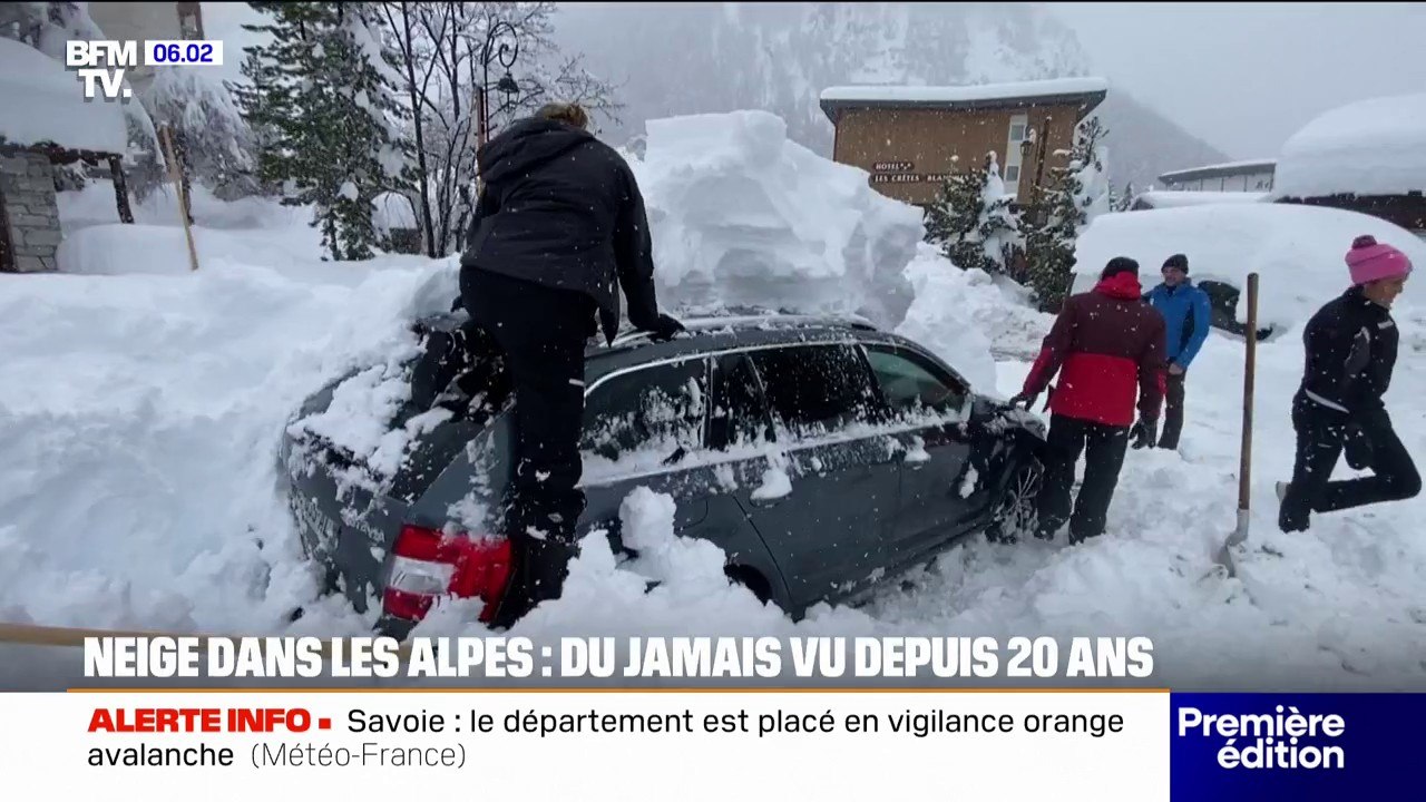 Alpes: des chutes de neige d'une amplitude rare au mois d'avril