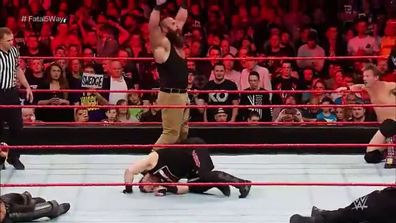 FULL MATCH: Reigns vs. Owens vs. Rollins vs. Jericho vs. Strowman: Raw. Nov. 7, 2016
