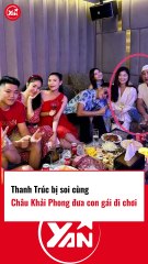 Thanh Trúc bị soi cùng Châu Khải Phong đưa con đi chơi