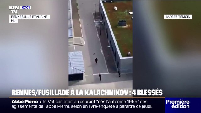 Rennes: quatre personnes blessées dans une fusillade à la kalachnikov, une enquête ouverte