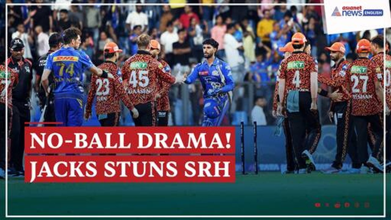 MI vs SRH 2025 Highlights: No-Ball Shock, Jacks’ Heroics & Pandya’s Power Finish!