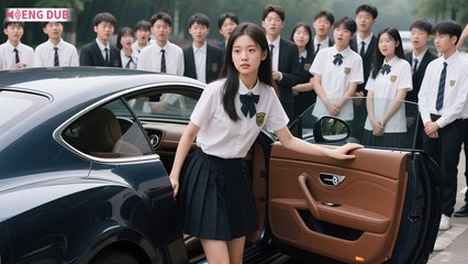 Classmates humiliate poor girl but then a luxury car come to pick her up.Turns out she’s the richest