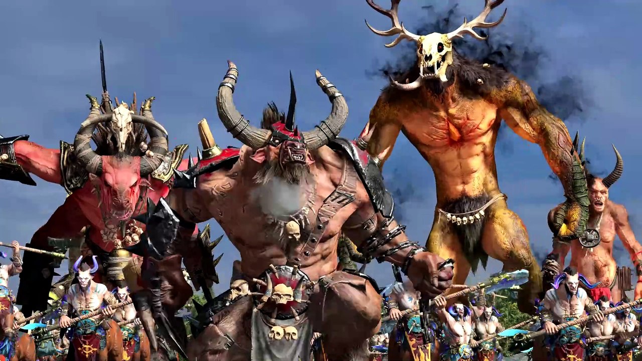 Beastmen ⚔️ Chaos Dwarfs - Warhammer Cinematic Battle.