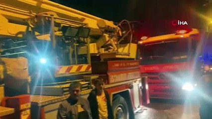 Tuzla'da korkutan gece: 5 araç ve 1 karavan alev alev yandı!