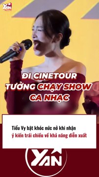 Tiểu Vy khóc nức nở khi nhận ý kiến trái chiều về diễn xuất