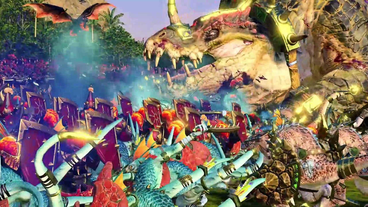 Chaos Dwarfs 🔥 ﾛ 🔥 Lizardmen - Total War_ Warhammer 3 Cinematic Battle