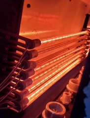 700mm 1800w halogen infra red heating lamp for Industrial drying furnace