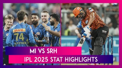 MI vs SRH IPL 2025 Stat Highlights: Will Jacks Powers Mumbai Indians To Second Straight Win