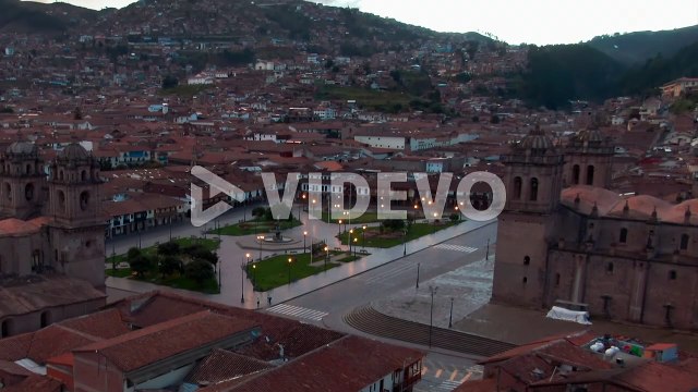 Plaza De Armas, Cusco Cathedral And Church of the Society of Jesus In Cusco, Peru