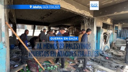 Al menos 23 palestinos han muerto en ataques israelíes en Gaza durante la noche
