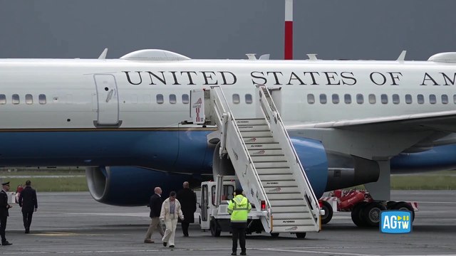 L'arrivo del vicepresidente degli Stati Uniti JD Vance all'aeroporto di Ciampino
