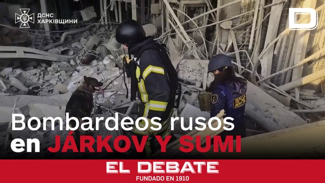 Así han quedado los barrios de Járkov y Sumi tras los bombardeos rusos