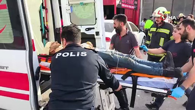 Bakım servisinde can pazarı: Sigara içmek isterken LPG'den sızan gaz patladı!