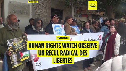 Tunisie : HRW observe un recul des libertés rappelant l'ère Ben Ali