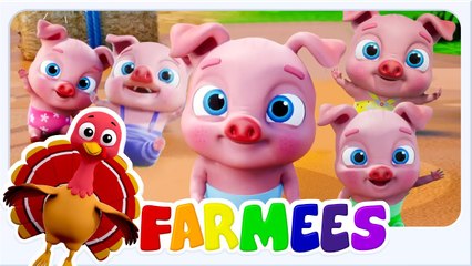 Five Little Piggies - Counting and Learning Song for Kids