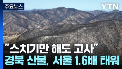 경북 산불, 서울 1.6배 태워..."스치기만 해도 고사" / YTN