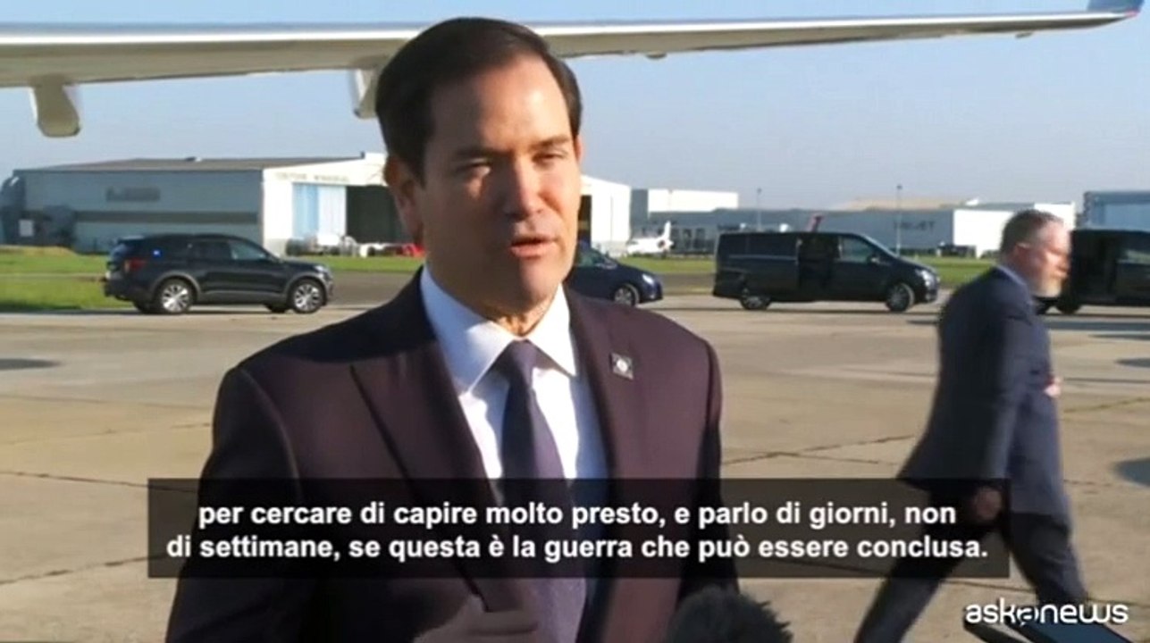 Ucraina, Rubio: se non è possibile far cessare guerra, Usa lasceranno