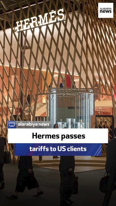 Hermes passes tariffs to US clients