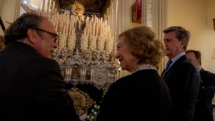 La Reina Sofía disfruta de la 'Madrugá' de Sevilla